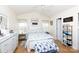 Bright bedroom with a white bed frame and dresser at 630 Montgomery Dr, Rock Hill, SC 29732
