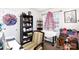 Home office featuring a bookcase, desk, and holiday decor at 630 Montgomery Dr, Rock Hill, SC 29732