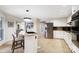 Kitchen with island, granite countertops, and stainless steel appliances at 109 Rob Ln, Mooresville, NC 28117