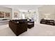 Inviting bonus room with a comfortable sectional sofa, media console, and bay windows providing ample natural light at 115 Union Chapel Dr, Mooresville, NC 28117