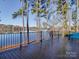 Lakefront deck offering tranquil lake views at 168 Tanglewood Cv, Belmont, NC 28012