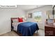 Bedroom with a twin bed and baseball themed decor at 2957 Penninger Cir, Charlotte, NC 28262