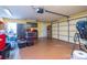 Spacious basement featuring sealed concrete floors and shelving units at 298 Upper Stanley Rd, Stanley, NC 28164