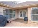 Covered patio with brick columns, and tiled floor at 298 Upper Stanley Rd, Stanley, NC 28164