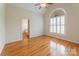 Hardwood floor bedroom with ensuite bathroom access at 3624 Ramsey Rd, Sharon, SC 29742