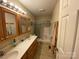 Bathroom with double vanity and shower/tub combo at 475 Cornerstone Dr, Taylorsville, NC 28681