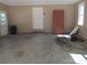 Garage with ample space for storage and vehicles at 475 Cornerstone Dr, Taylorsville, NC 28681