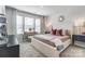 A bedroom with large windows and decor at 624 Cassidy Ct, Clover, SC 29710
