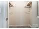 Image of a closet with racks and hangers at 624 Cassidy Ct, Clover, SC 29710