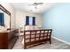 Cozy bedroom featuring a modern bed frame, wood floors, and a large dresser at 780 N Davidson St, Charlotte, NC 28202