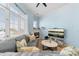 Bright living room featuring large windows, hardwood floors and a fireplace at 780 N Davidson St, Charlotte, NC 28202