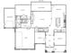 Detailed floor plan showcasing the layout of the main level with kitchen, living room, and garage at 1008 Marquis Hills Dr # Mas0106, Fort Mill, SC 29715