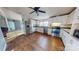 Kitchen with stainless steel appliances and white cabinets at 10386 Turnplow Dr, Davidson, NC 28036