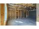 Unfinished basement with door to exterior access at 1057 12Th Avenue Nw Dr, Hickory, NC 28601