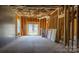 Unfinished basement with double doors to outside at 1057 12Th Avenue Nw Dr, Hickory, NC 28601