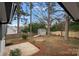 Private backyard with shed and wooden fence at 1213 Hartford Ave, Charlotte, NC 28209