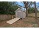 Ample storage shed with ramp access at 1213 Hartford Ave, Charlotte, NC 28209