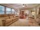 Living room with hardwood floors and view into dining area at 1334 7Th Nw St, Hickory, NC 28601