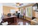 Home office featuring a large desk and ample storage at 145 Ashton Woods Ct, Mount Holly, NC 28120