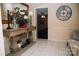 Inviting foyer with stylish console table, decor, and neutral tones at 1723 Oak St, Charlotte, NC 28269