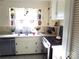 Kitchen with white cabinets, and black stove at 1723 Oak St, Charlotte, NC 28269