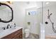 Basement bathroom with walk-in shower at 2240 Mecklenburg Ave, Charlotte, NC 28205