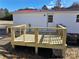 Newly built deck with metal railings at 291 Patterson Farm Rd, Mooresville, NC 28115