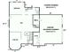 Finished and unfinished basement floor plan, including bedroom, den, and garage at 308 41St Avenue Nw Pl, Hickory, NC 28601