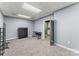 Finished basement room with dresser, desk, and carpet at 308 41St Avenue Nw Pl, Hickory, NC 28601