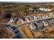 An aerial view showcases a well-planned community with lush landscaping and manicured lawns at 3575 Cerelia Ln, Denver, NC 28037