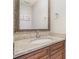 Bathroom with granite countertop and oval sink at 4301 Windjammer Sw Ct, Concord, NC 28027