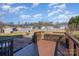 Spacious deck overlooking the backyard and neighborhood at 4301 Windjammer Sw Ct, Concord, NC 28027