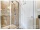 Shower stall with glass enclosure and tile surround at 573 Church St, Locust, NC 28097