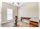 Bedroom with exercise bike and window with blinds at 573 Church St, Locust, NC 28097