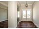 Inviting foyer with hardwood floors, double doors, recessed lighting, and a view into other rooms at 6098 Ballard Rd, Denver, NC 28037