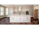 View of the kitchen showcasing the island and cabinetry storage at 6098 Ballard Rd, Denver, NC 28037