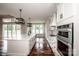 Well-designed kitchen featuring a large island, stainless steel double oven, and modern finishes at 6098 Ballard Rd, Denver, NC 28037