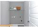 Functional laundry room with wire shelving and ample space for storage at 6332 Honor Ave, Midland, NC 28107