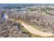 Stunning aerial view of the neighborhood situated near the river at 7191 Three Kings Rd, Fort Mill, SC 29715