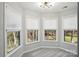 Cozy bedroom with bay window offering ample natural light and gray carpeting at 8720 Tamarron Dr, Charlotte, NC 28277