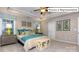 Relaxing main bedroom with a ceiling fan and plenty of space at 1033 Merganser Way, Indian Trail, NC 28079