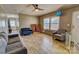 Bright living room featuring hardwood floors and a TV at 1301 Brandy Ln # 7, Shelby, NC 28152