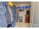 Large walk-in closet with ample shelving and hanging space at 1301 Brandy Ln # 7, Shelby, NC 28152