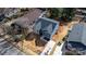 Aerial view of a new home and neighborhood at 140 3Rd Se Ave, Hickory, NC 28602