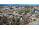 Aerial view of a residential neighborhood showing new construction homes and surrounding area at 140 3Rd Se Ave, Hickory, NC 28602