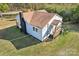 View of light blue house with brown roof and yard at 2091 & 2095 Catawba River Rd, Fort Lawn, SC 29714