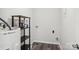 Laundry area with shelving and hookups for washer and dryer at 2091 & 2095 Catawba River Rd, Fort Lawn, SC 29714