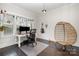 Bright office space with hardwood floors, two windows and unique decor at 2201 Bluebell Way, Tega Cay, SC 29708