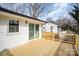 Deck with view of neighboring home at 2221 Finchley Dr, Charlotte, NC 28215