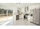 Modern kitchen with stainless steel appliances and white cabinets at 2221 Finchley Dr, Charlotte, NC 28215